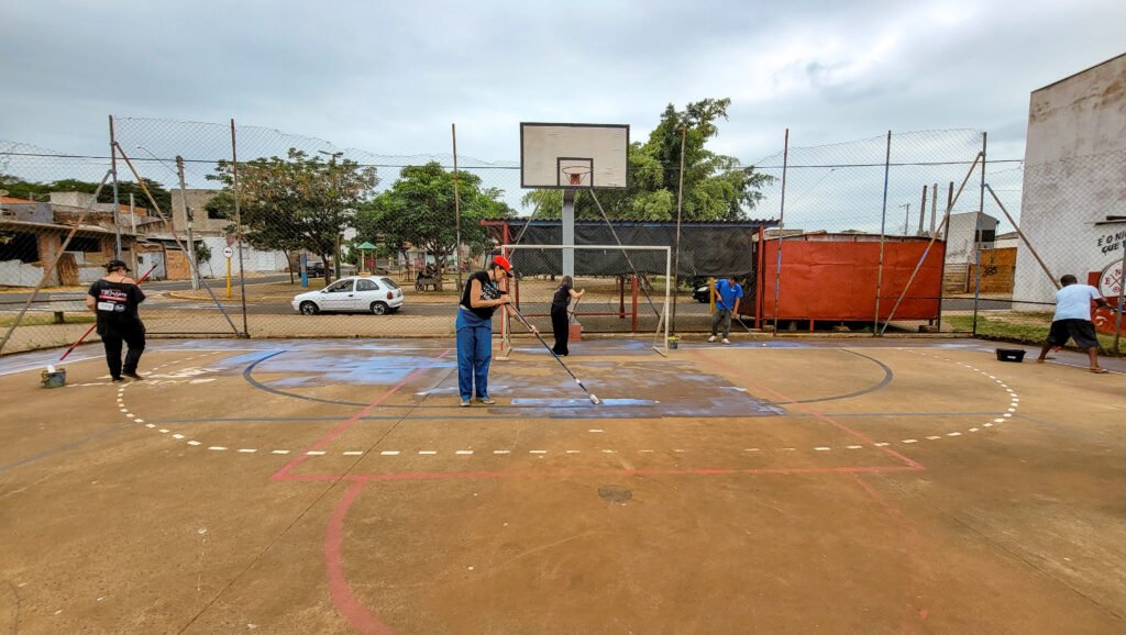 Quadra do Niceia recebe arte do +Cor+Vida quadra niceia 8