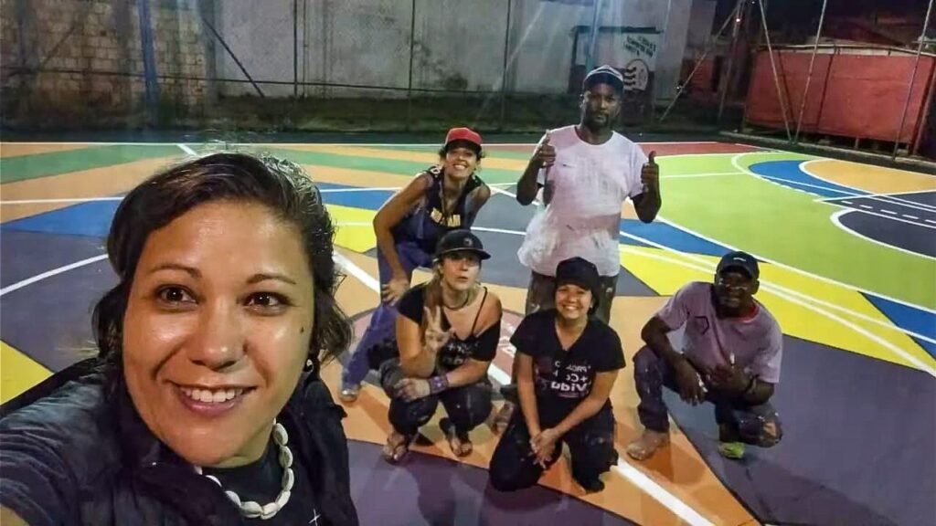 Quadra do Niceia recebe arte do +Cor+Vida quadra niceia 7